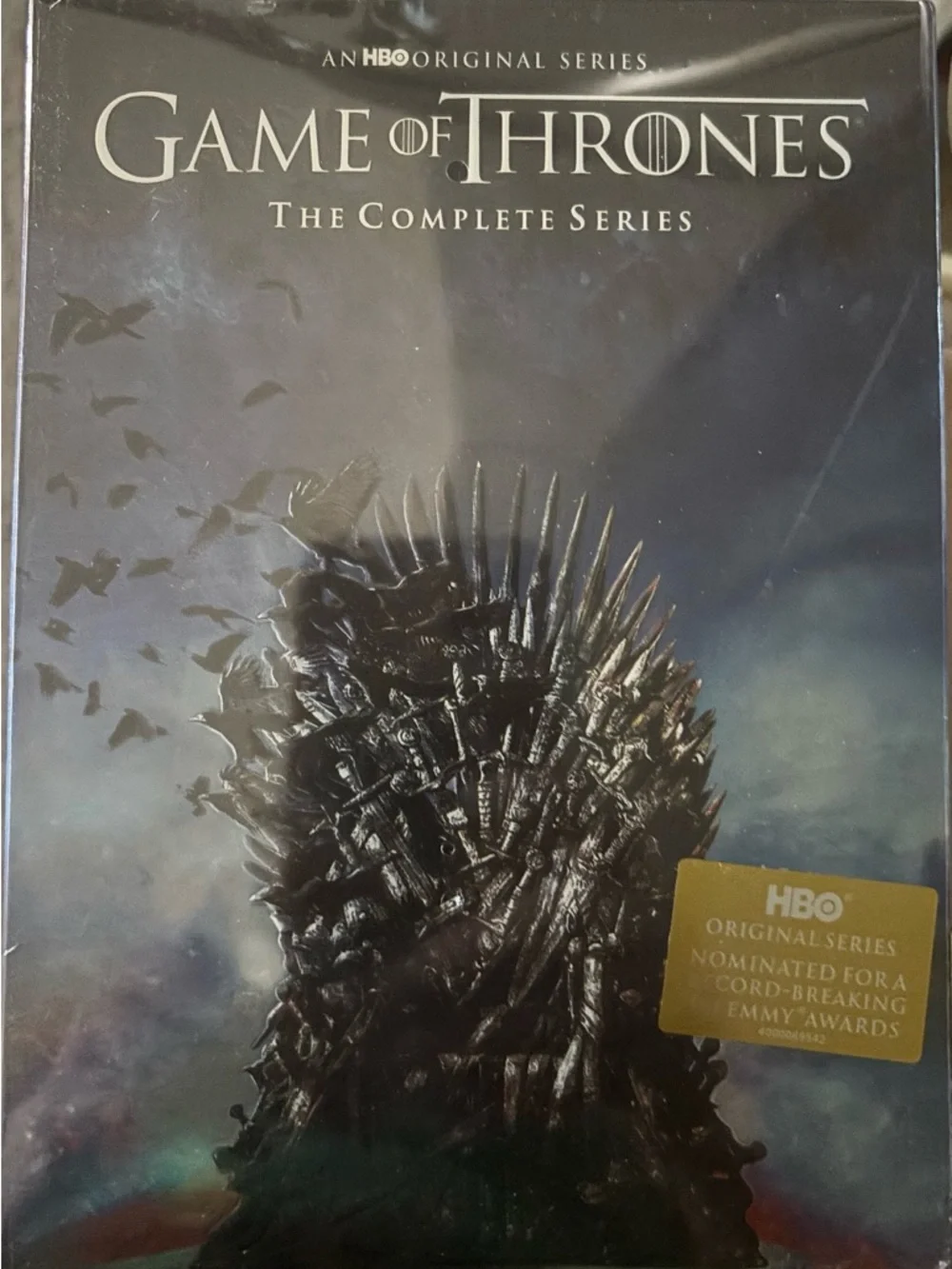 Game of Thrones The Complete Series - Iron Throne Cover (Blue, Black)